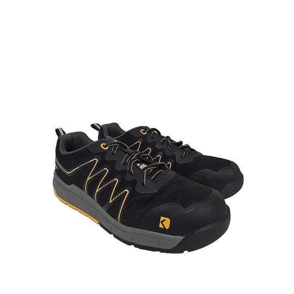 Dakota Other - DAKOTA Men's 3621 Steel Toe Steel Plate Athletic Safety Shoes Black/Yellow 12M